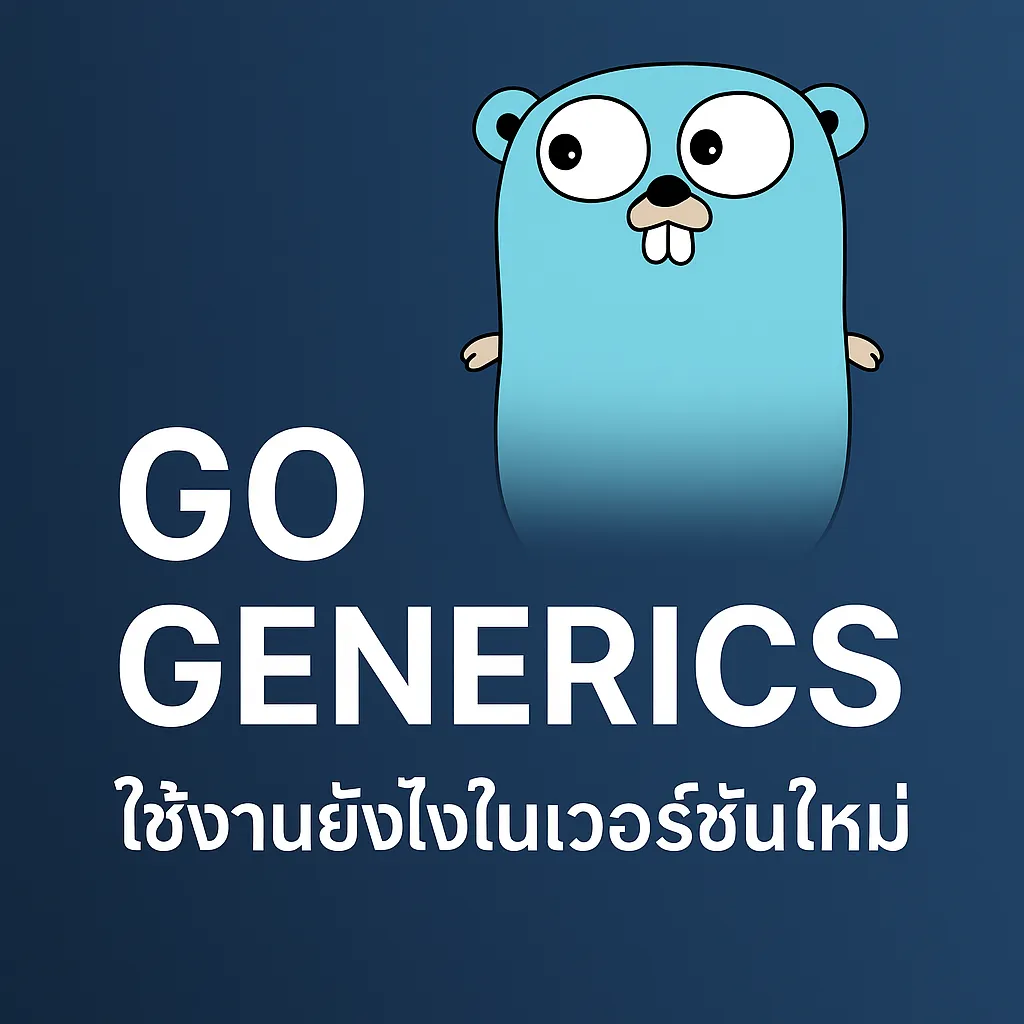 Go Generally Available Go Generics ใช้งานยังไงในเวอร์ชันใหม่ - Poolsawat's Blog