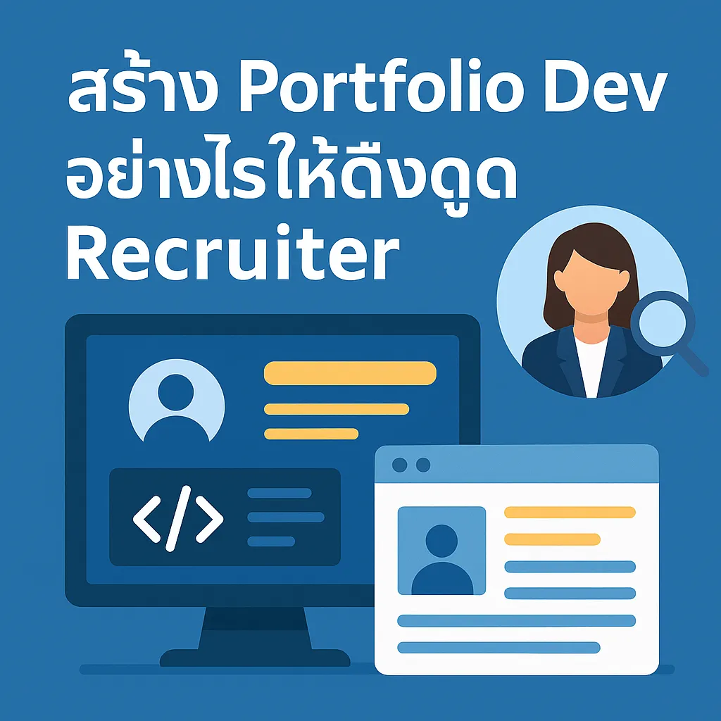 สร้าง Portfolio Dev อย่างไรให้ดึงดูด Recruiter - Poolsawat's Blog