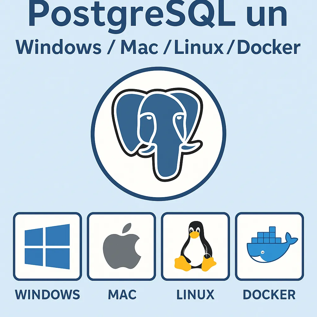 การติดตั้ง PostgreSQL บน Windows / Mac / Linux / Docker - Poolsawat's Blog